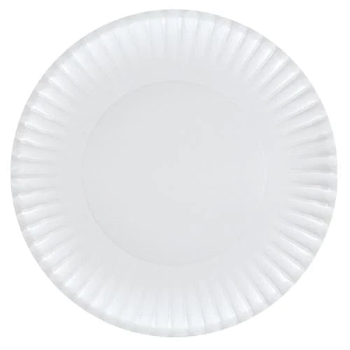 Premium Paper 9" White Plate (80 Count)