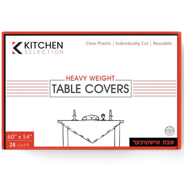 Clear Tablecloths 60×54 – 28ct