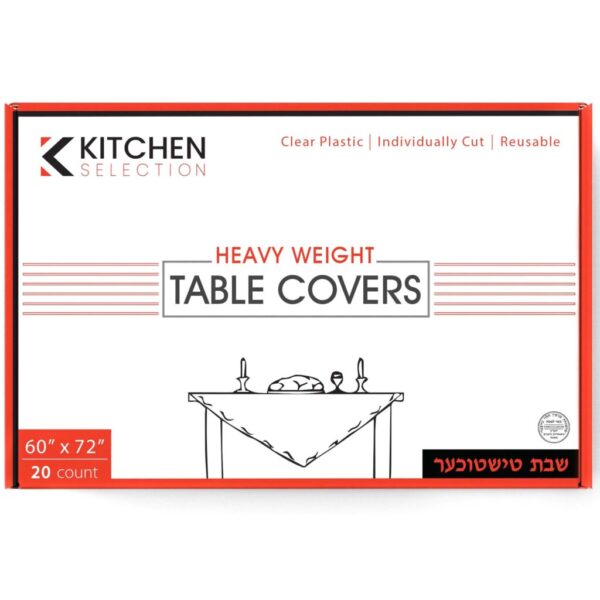Clear Tablecloths 60×72 – 20ct