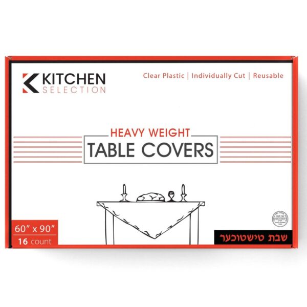 Clear Tablecloths 60×90 – 16ct
