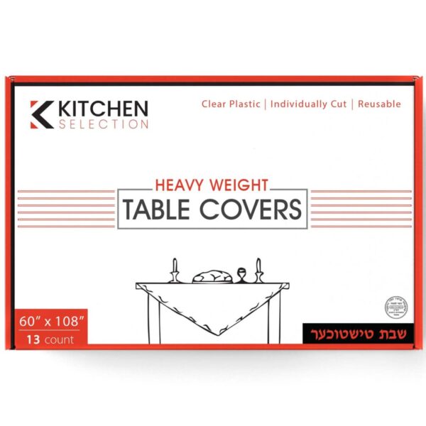 Clear Tablecloths 60×108 – 13ct