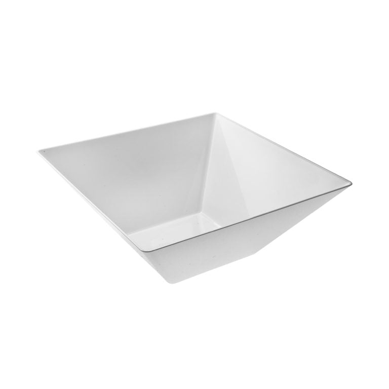 Square White Small Serving Bowl (1 Count)