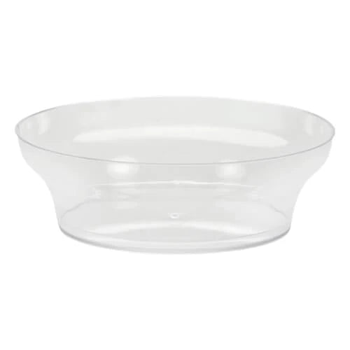 Clear Deluxe Plastic 10oz Round Buffet Bowl (20 Count)