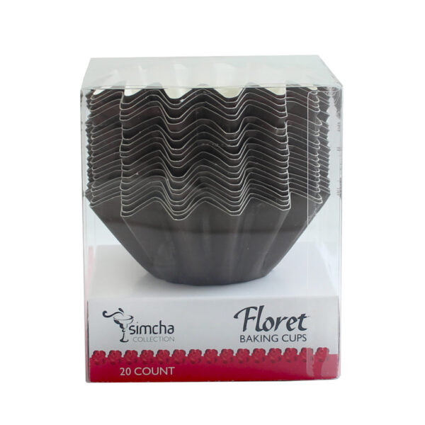 Floret Baking Cups Brown Large (20 Count)