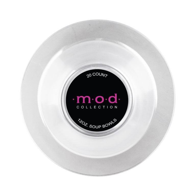 Mod Round Collection 12oz Clear Bowls (20 Count)