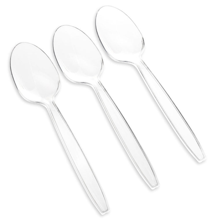 Inspired Collection, Clear Soup Spoons Deluxe (48 Count)