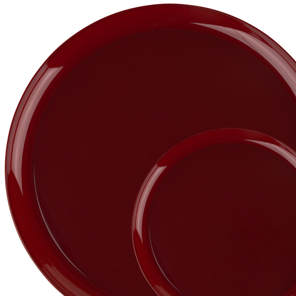 Edge Plates Cranberry Red (10 Count)