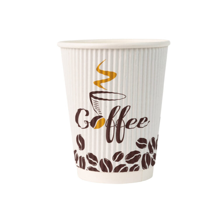 16oz Ripple Hot Cups Coffee Print (20 Count)
