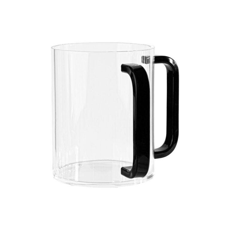 Washing Cup, Clear/Black