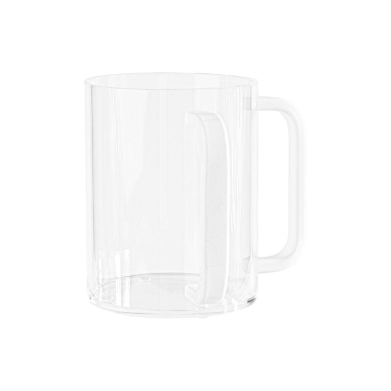 Washing Cup, Clear/White