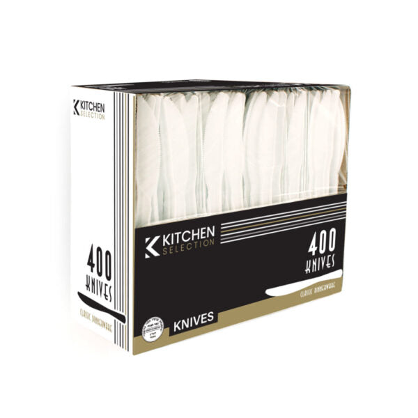Kitchen Collection, White Knives Medium Weight (400 Count)