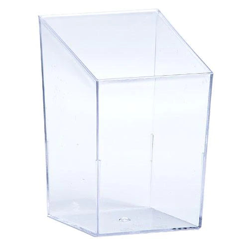 Clear Mini Square Tower, 3.5oz (12 Count)