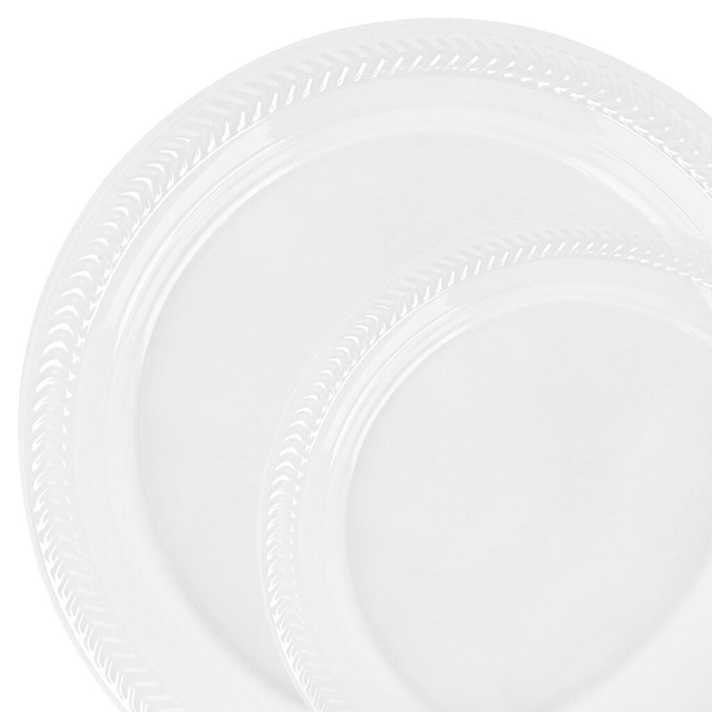 Dinner Collection Clear 9" Lunch Plates (40 Count)