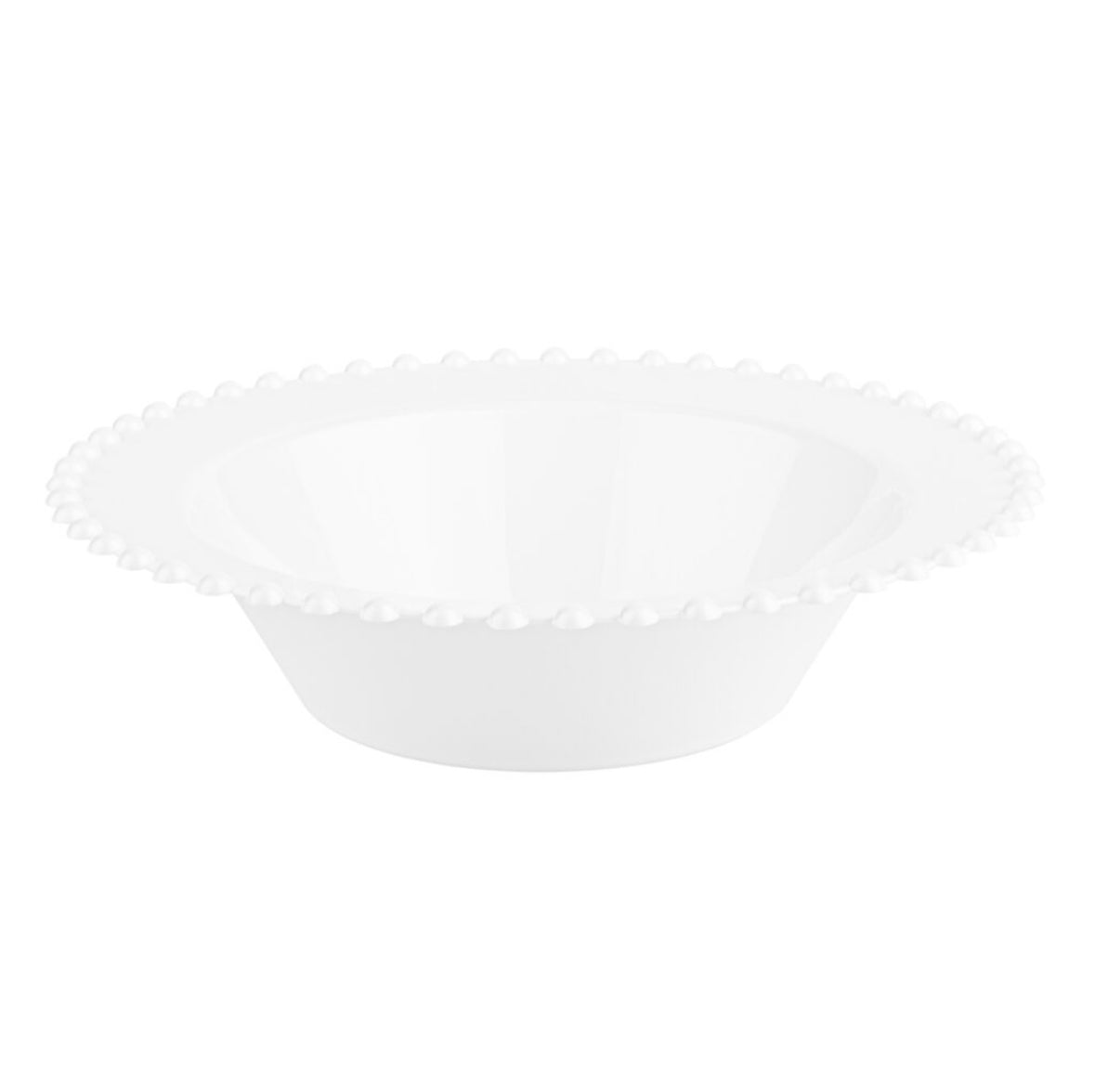 Beaded Collection White Bowl (10 Count)