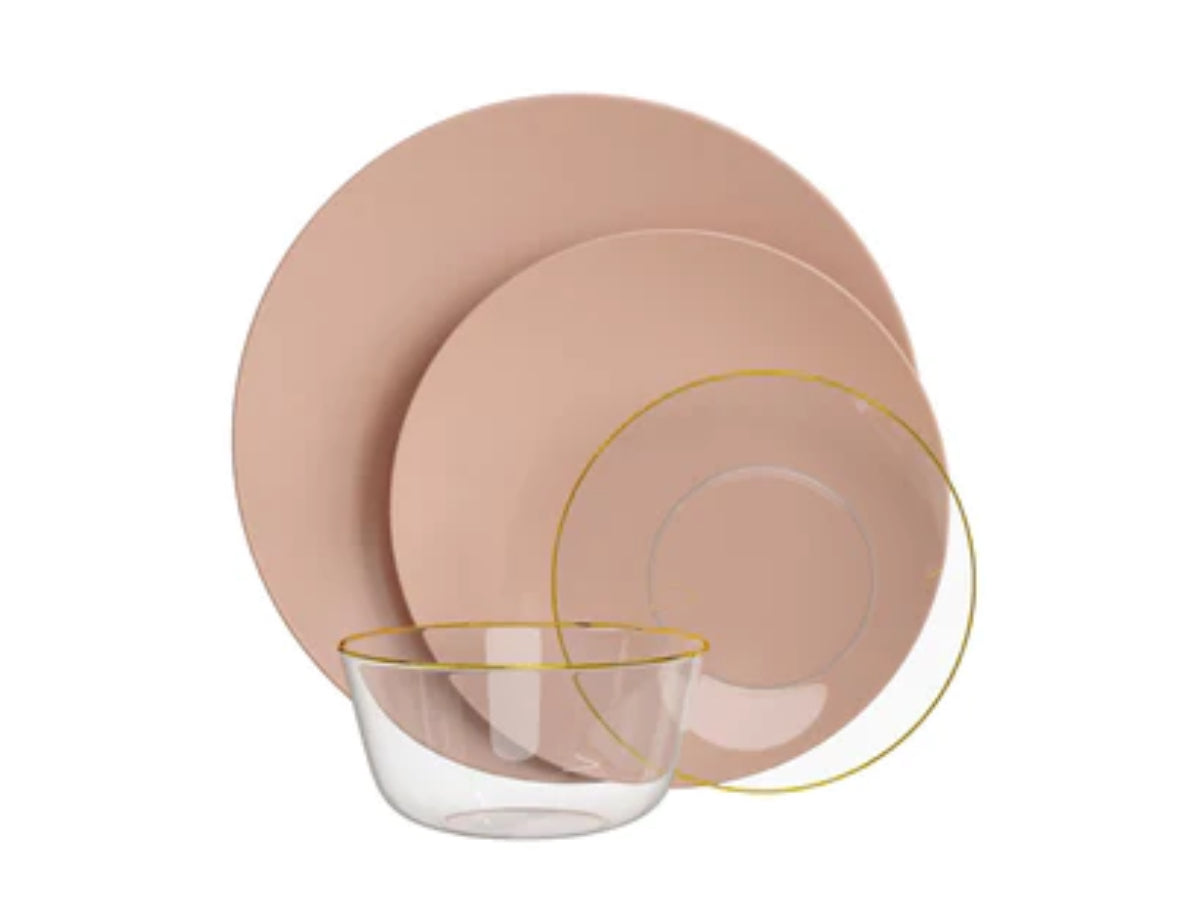 8" Trend Blush Plate (10 Count)