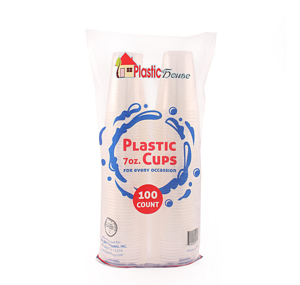 7 oz Plastic Cup Full Case(1200 ct)