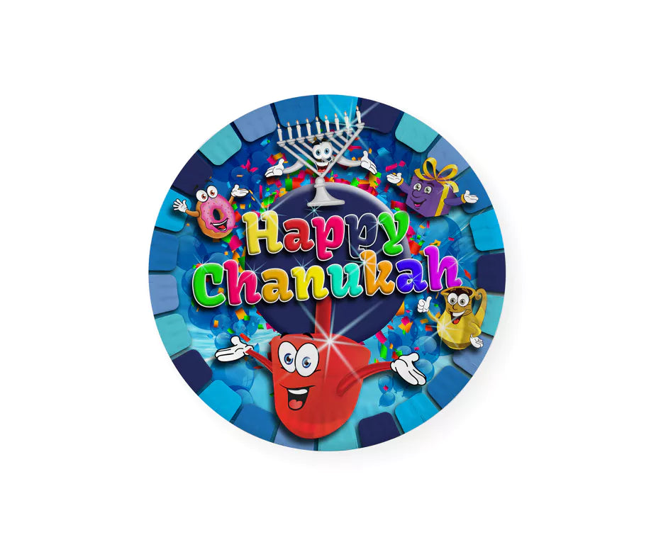 Happy Chanukah Paper Plates (10Ct)