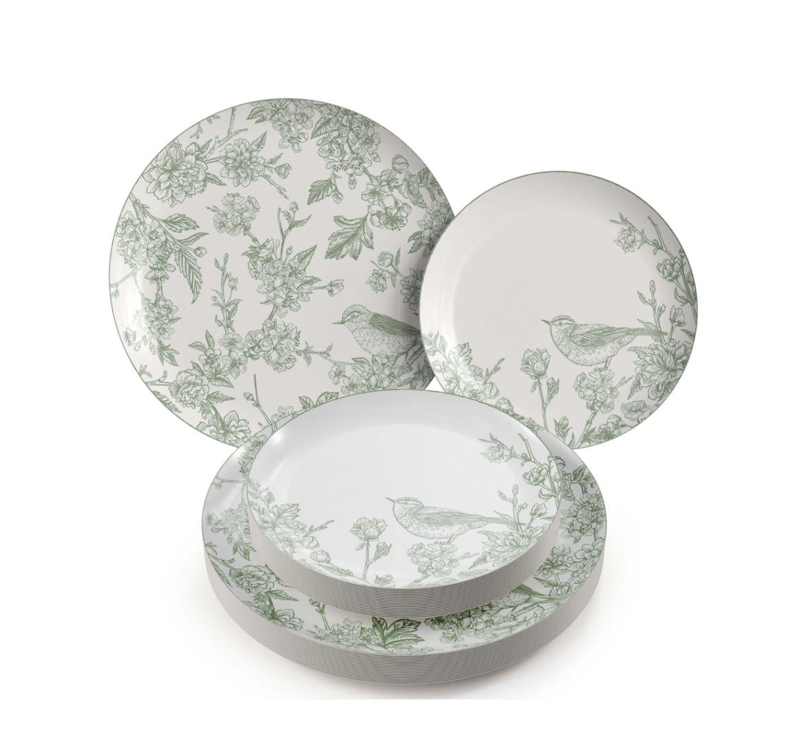 Earthtrends Yaffa Paper Combo Set 8" & 10" Plates (32Ct)