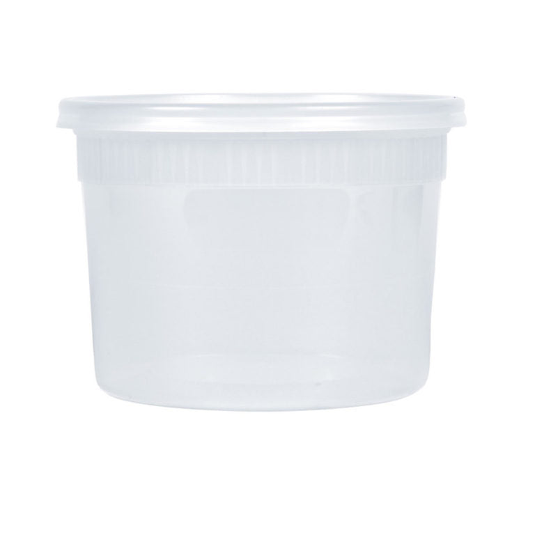 Deli Containers 16oz Combo with Lids (5 Count )