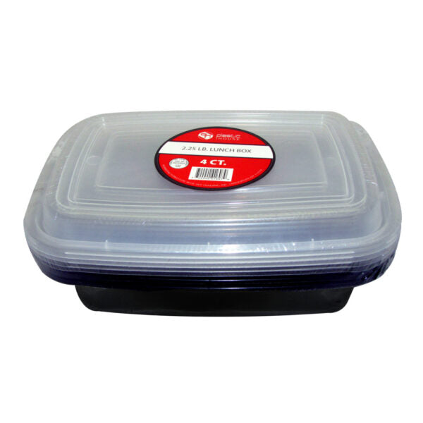 Lunch Box Container 2.25 LB (4 Count)