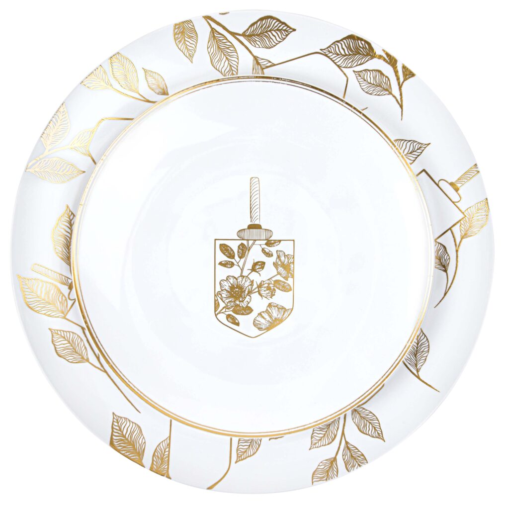 Chanukah Collection White/Gold (10 Ct)