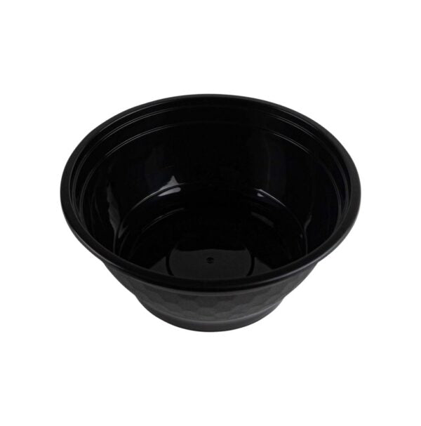 Plastic House Container With Lids 38oz Black (4 Count)