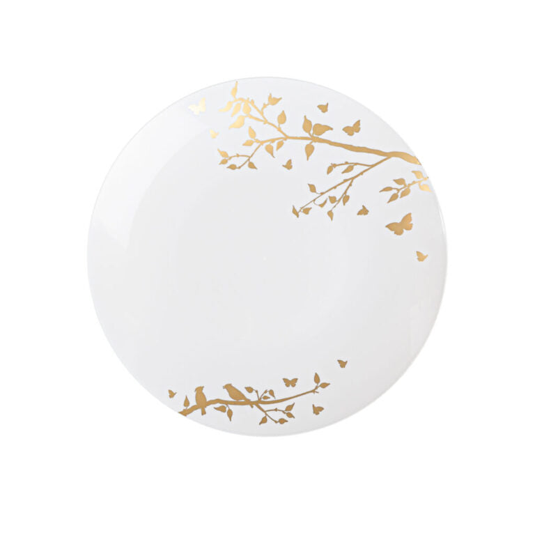 Spring Plates Gold (10 Count)