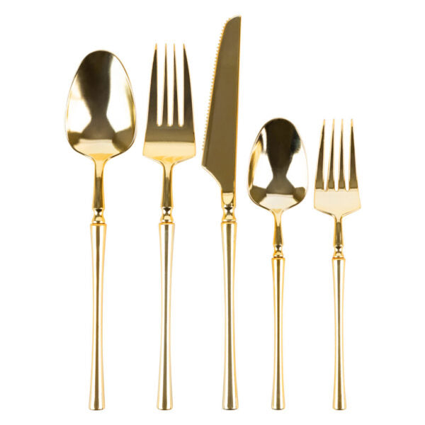 Infinity Flatware Gold Soup Spoons (20 Count)