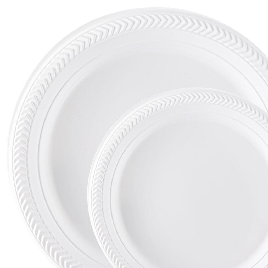 Gourmet Heavy Duty 9" Plates White (100 Count)