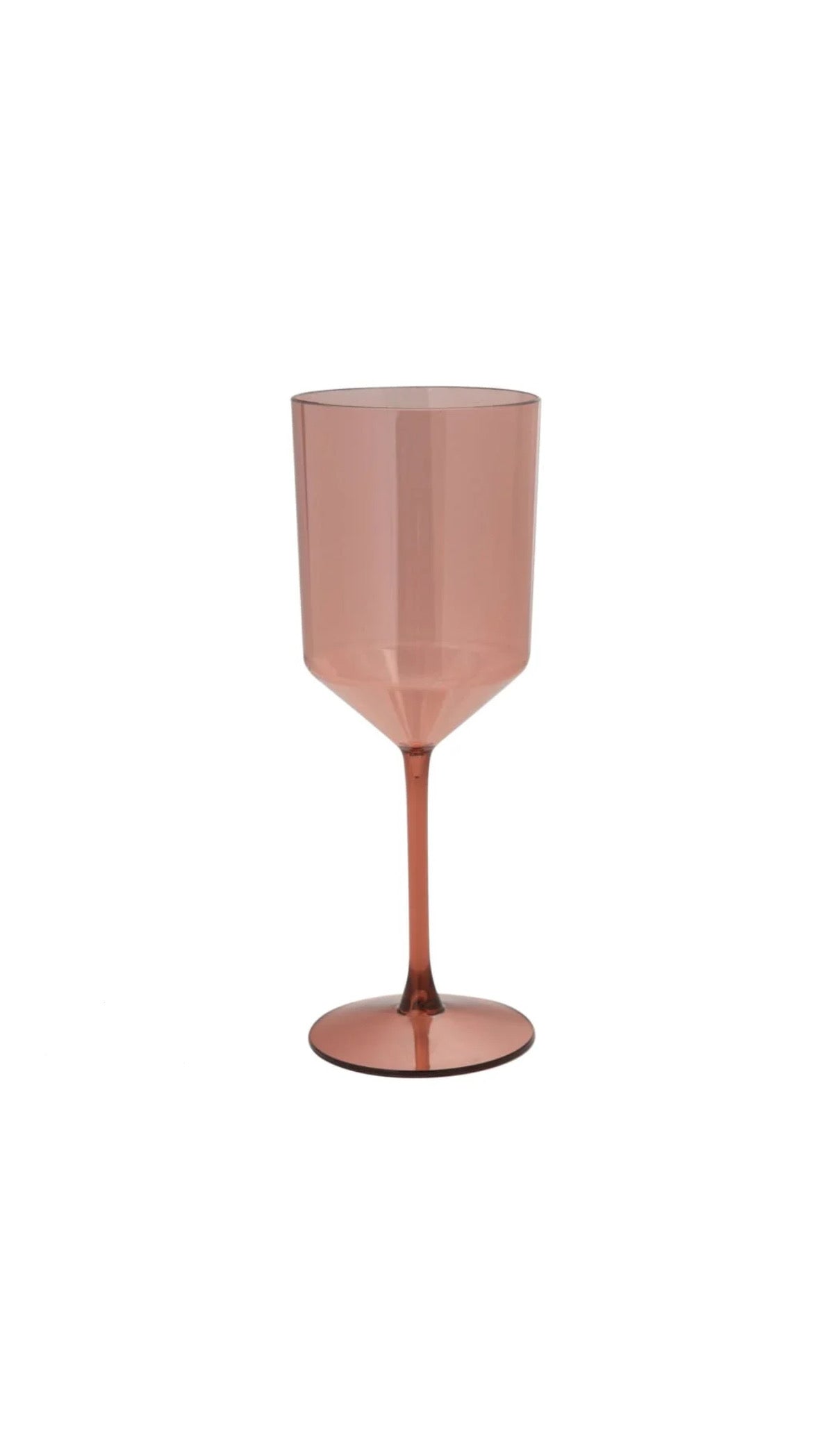 Upscale Rose Plastic Wine Cups (4 Cups)