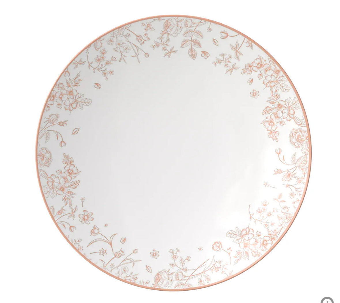 Toile Plastic Plates (10 Count)