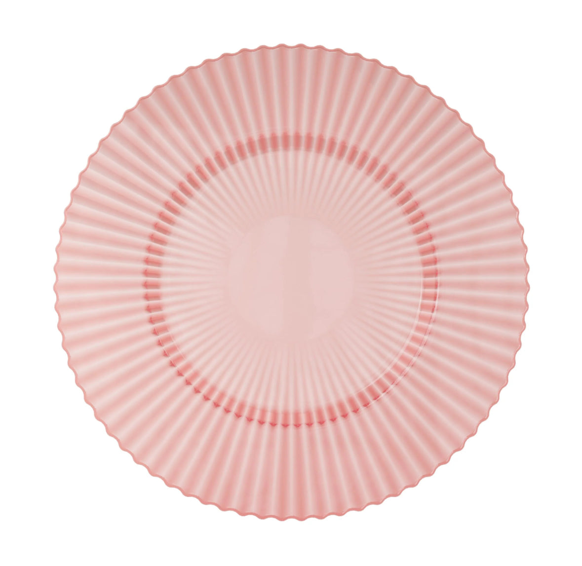 Rose Quartz Gemstone Plastic Plates (10Ct)