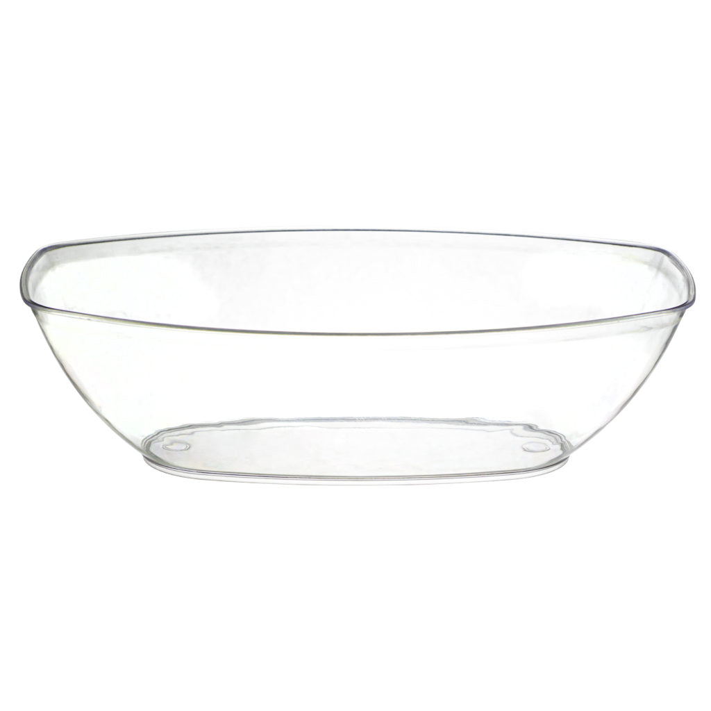Premium Heavy Weight Clear Plastic Serving Bowl