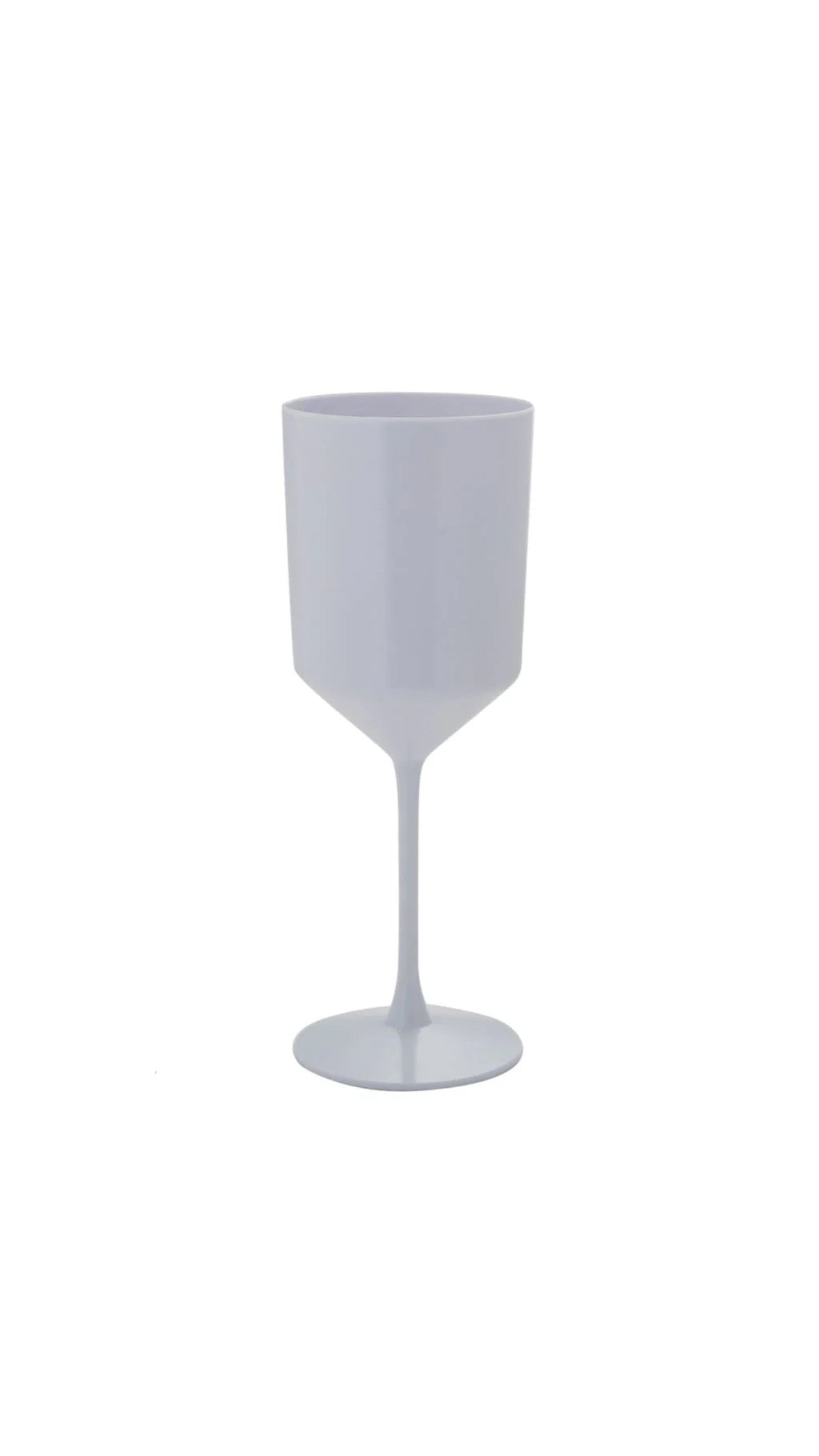 Upscale White Plastic Wine Cups (4 Cups)